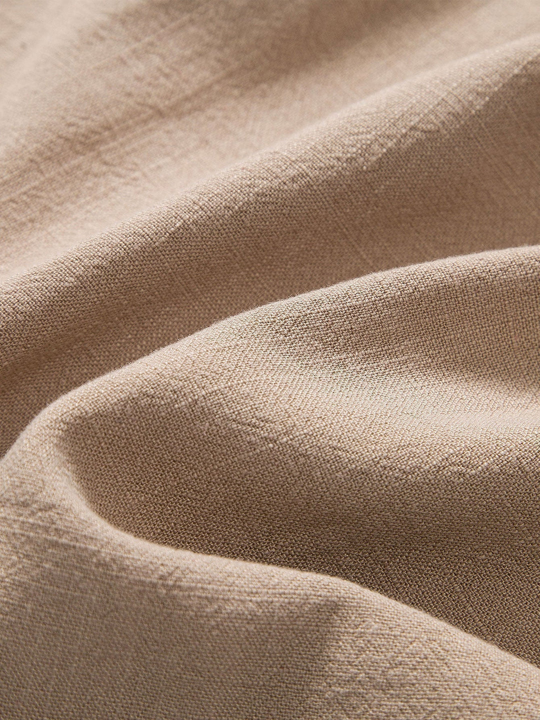 Kai | Relaxed Mandarin Collar Short Sleeve Linen Shirt