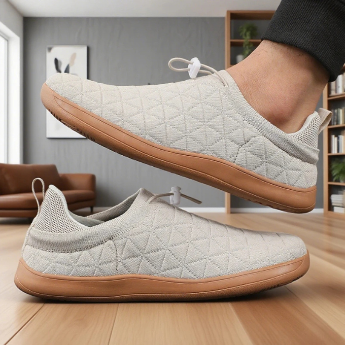 Eloise | Sleek Quilted Mesh Slip-On Sneakers