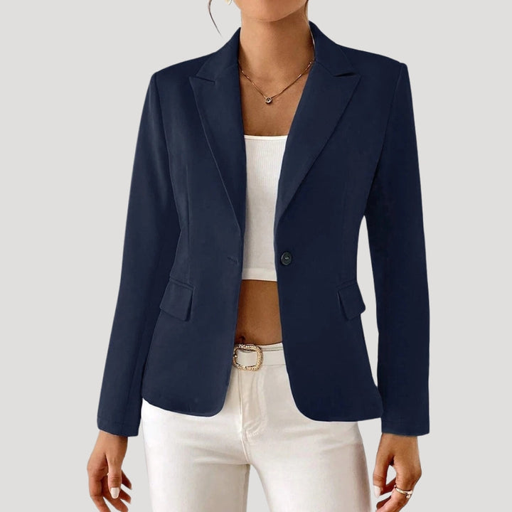 Kira | Chic Single Button Fitted Blazer For Professional Women
