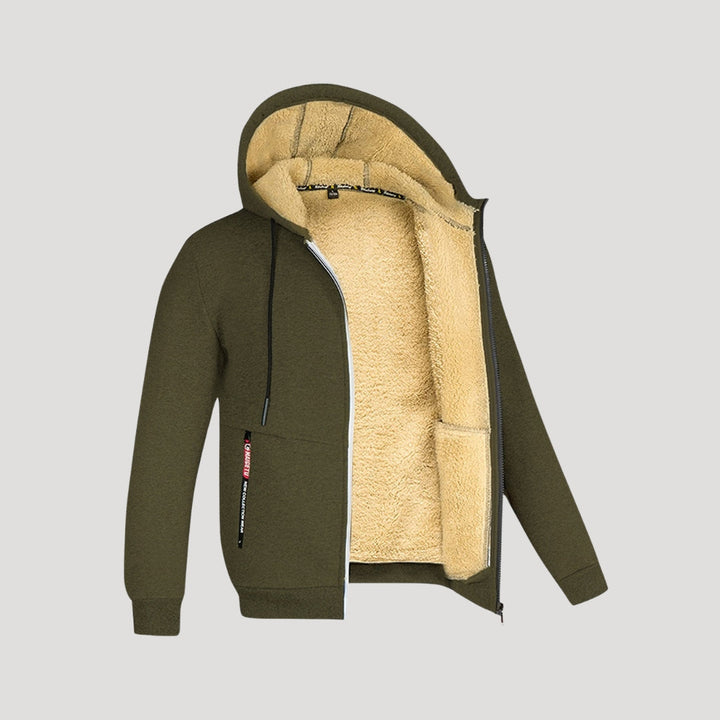 Lucy | Stylish Fleece Lined Zip Up Hoodie With Hood