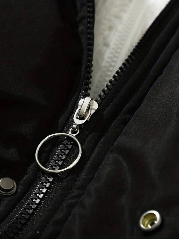 Phoebe | Stylish Quilted Sherpa Lined Hooded Puffer Jacket