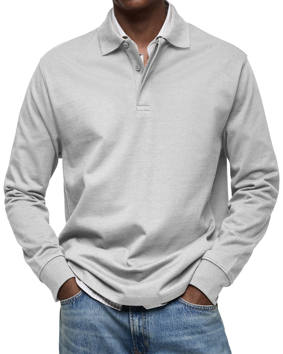 Kristina | Stylish Long Sleeve Polo Shirt With Classic Collar