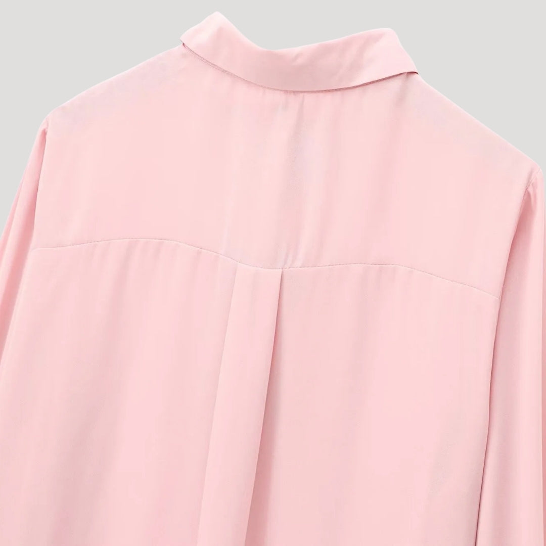 Eloise | Elegant Polka Dot Bow Tie Blouse Long Sleeve