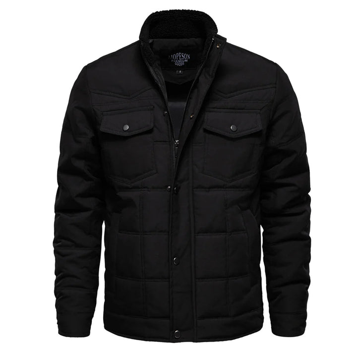 Marcus | Stylish Men's Quilted Stand Collar Winter Jacket