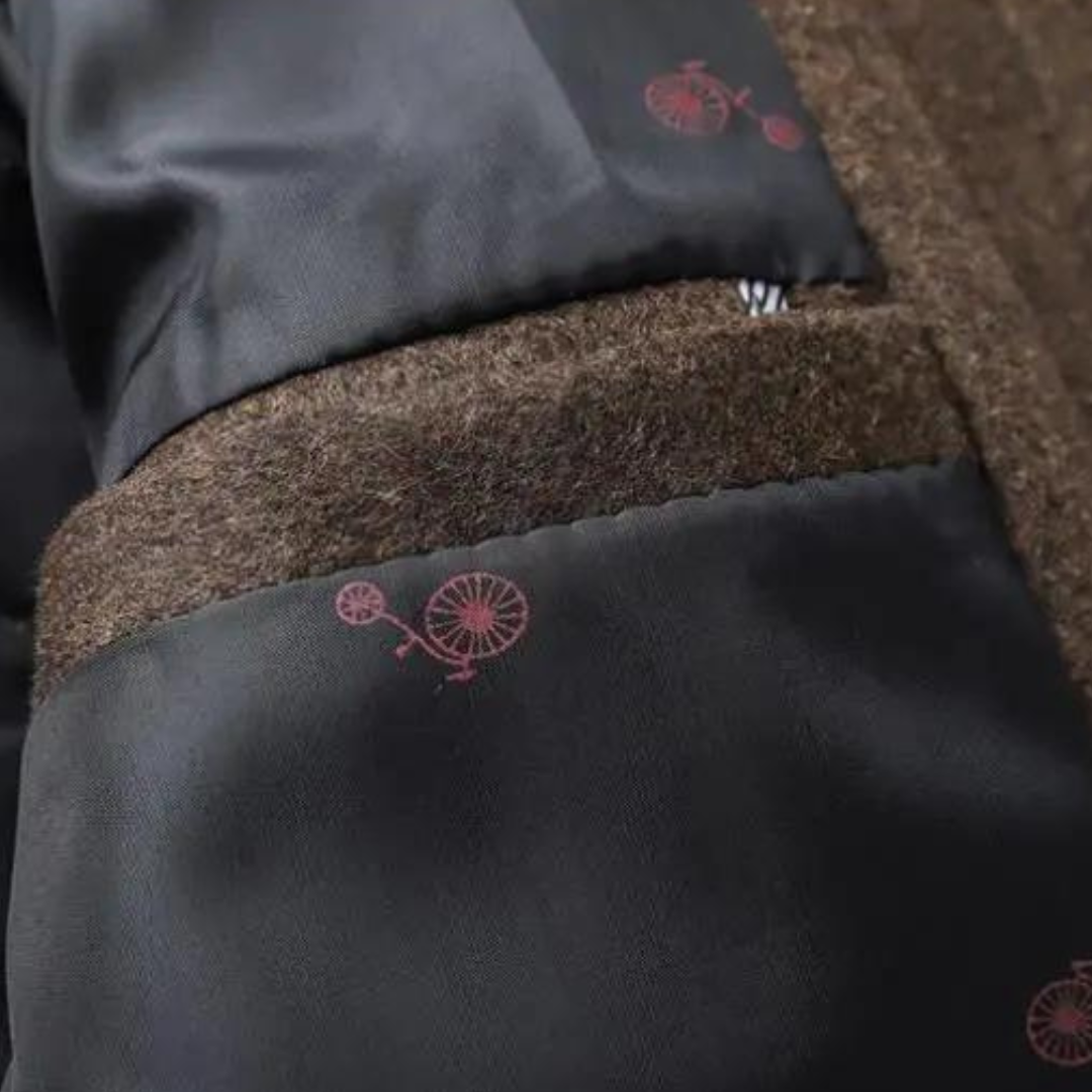 Tilly | Elegant Stand Collar Wool Coat With Quilted Lining