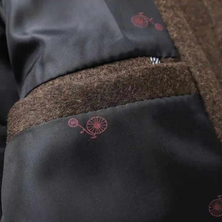 Tilly | Elegant Stand Collar Wool Coat With Quilted Lining