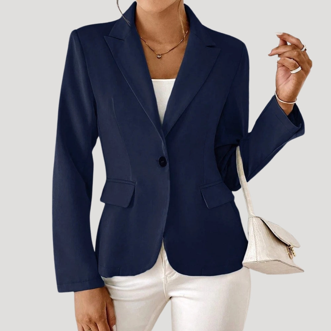 Kira | Chic Single Button Fitted Blazer For Professional Women
