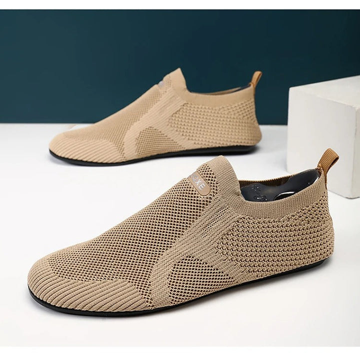 Paige | Stylish Knit Barefoot Slip-On Sneakers With Breathable Mesh