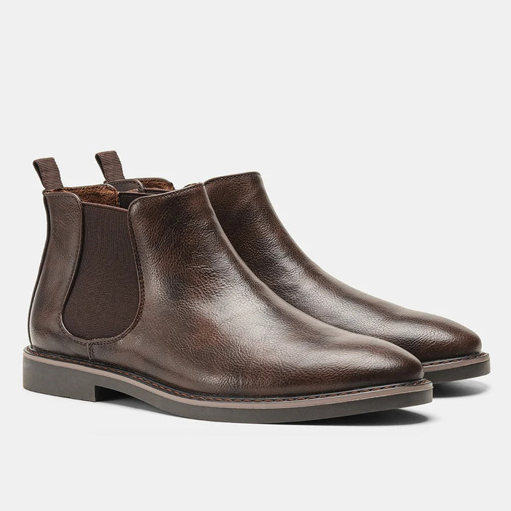 Zoe | Elegant Leather Chelsea Boots For Men