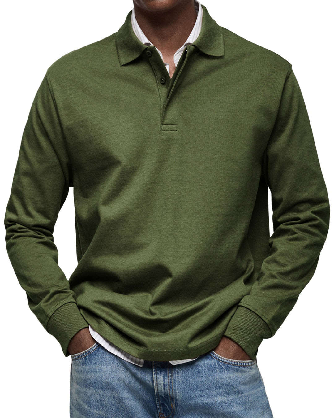 Kristina | Stylish Long Sleeve Polo Shirt With Classic Collar