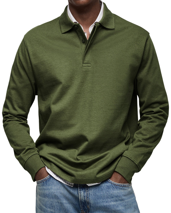 Kristina | Stylish Long Sleeve Polo Shirt With Classic Collar
