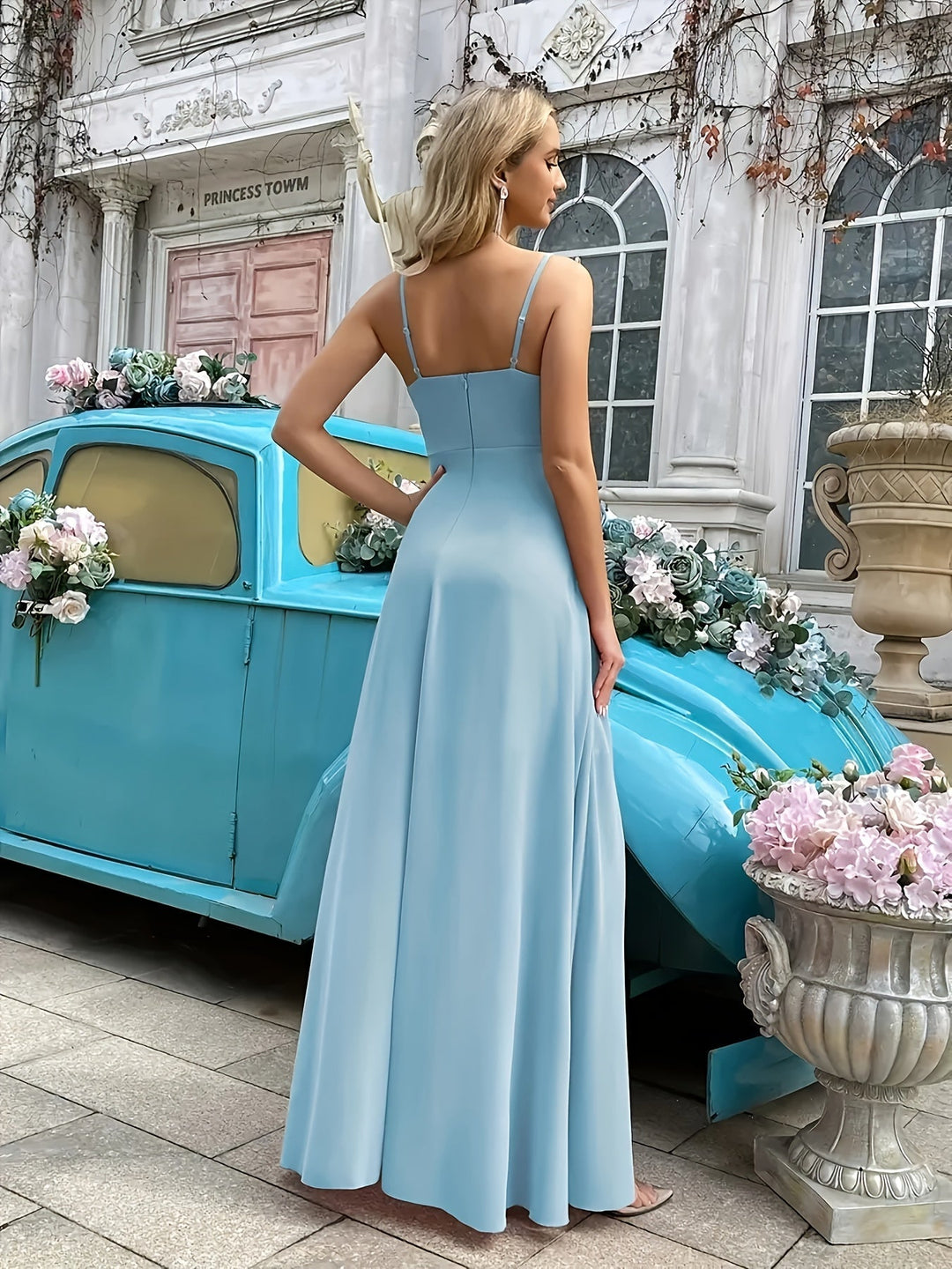 Isla | Ein-Schulter-Kleid mit Raffungen