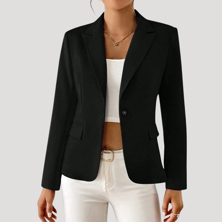 Kira | Chic Single Button Fitted Blazer For Professional Women