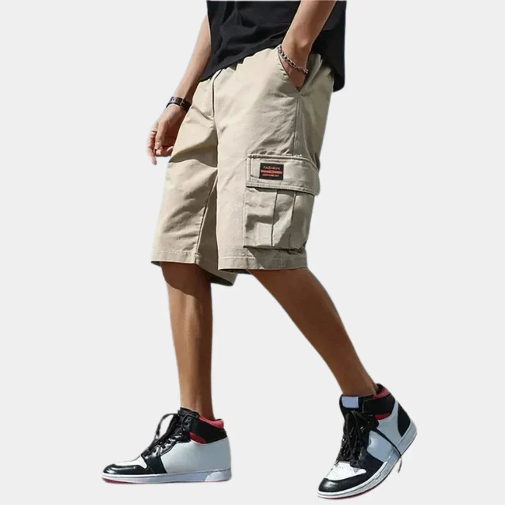 Tillie | Stylish Cotton Cargo Shorts With Multi-Pocket Design