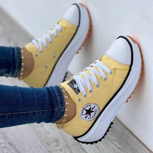Cora | Chic LED Light-Up Sneakers With Lace-Up Design