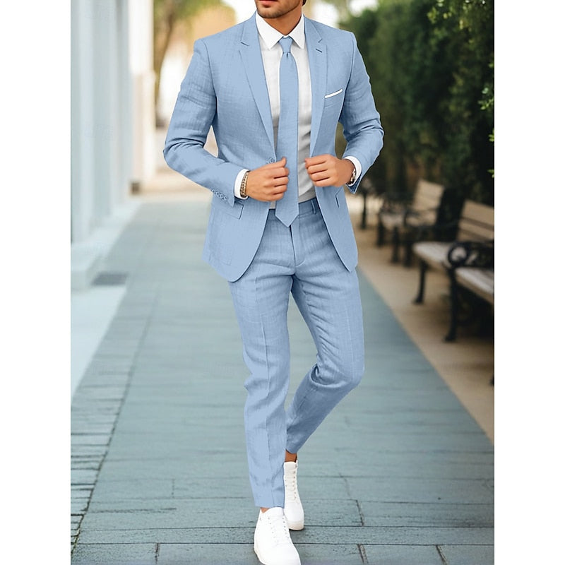 Westfield | Elegant Men's Three-Piece Slim Fit Business Suit