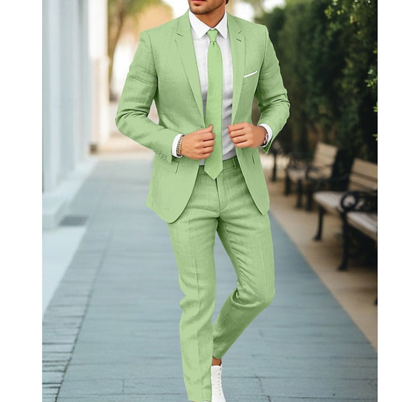 Westfield | Elegant Men's Three-Piece Slim Fit Business Suit