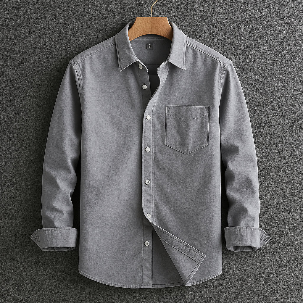Beckham | Classic Oxford Button-Down Shirt With Turn-Down Collar