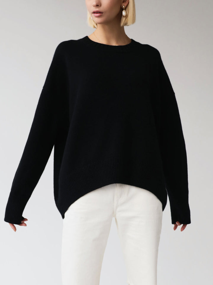 Florence | Chic Oversized Crewneck Knit Sweater
