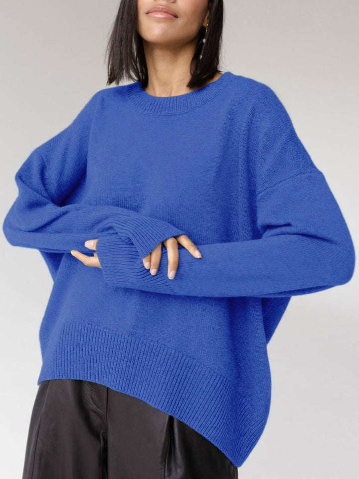 Florence | Chic Oversized Crewneck Knit Sweater