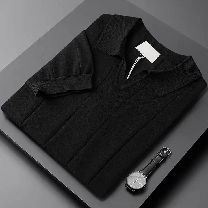 Portofino | Stylish Knit Polo Shirt Men - Short Sleeve Cotton