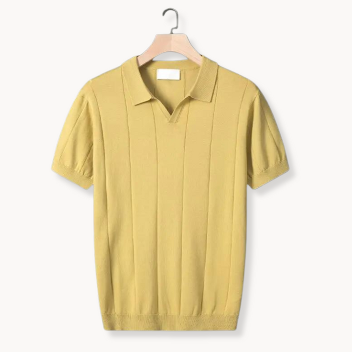 Portofino | Stylish Knit Polo Shirt Men - Short Sleeve Cotton