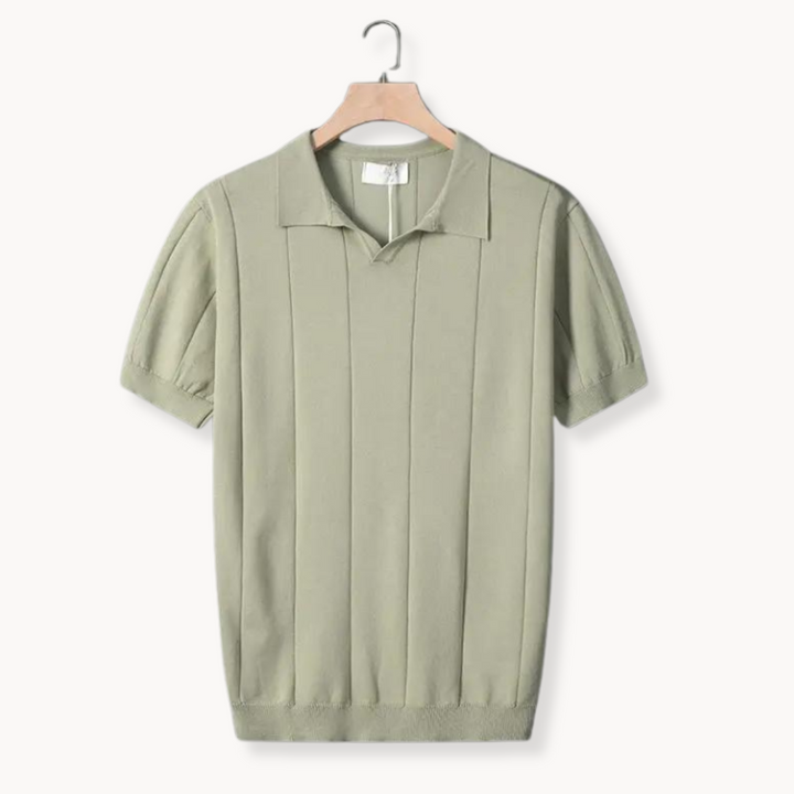 Portofino | Stylish Knit Polo Shirt Men - Short Sleeve Cotton