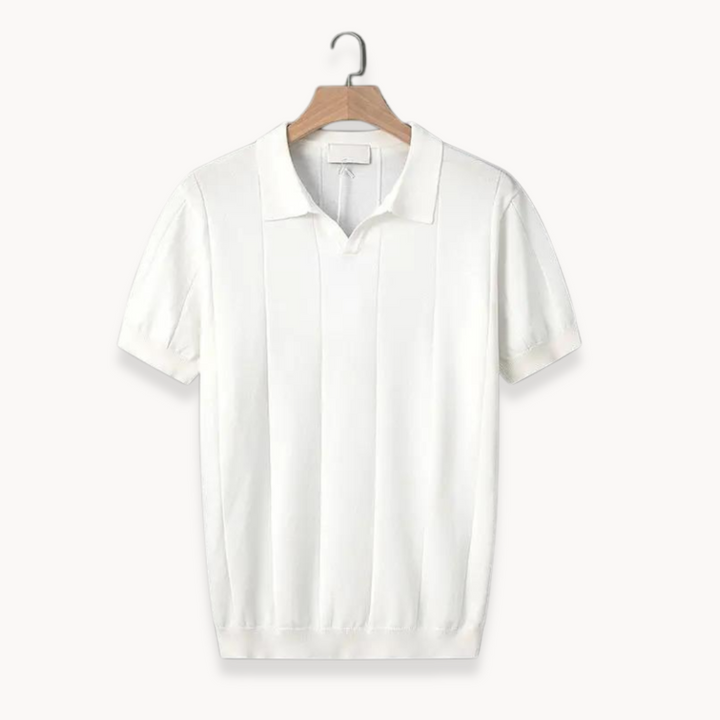Portofino | Stylish Knit Polo Shirt Men - Short Sleeve Cotton