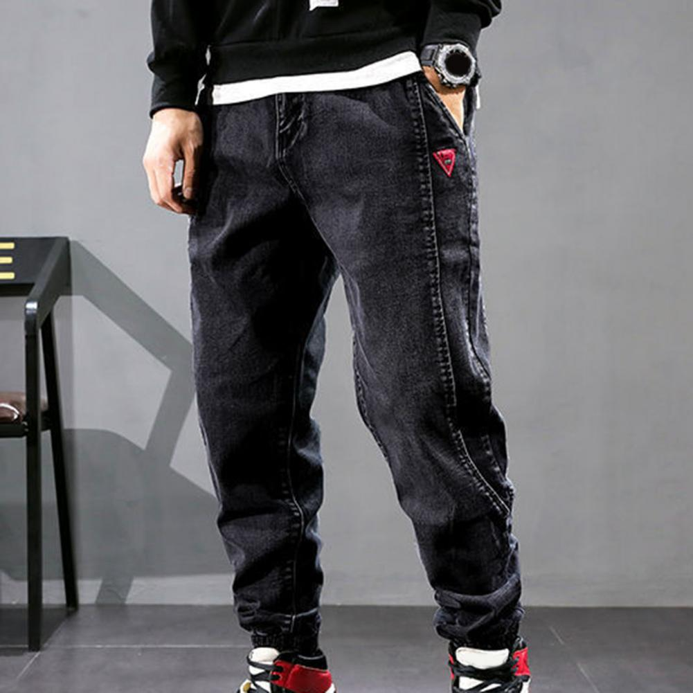 Rosie | Stylish Baggy Denim Jogger Jeans With Elastic Cuffs Men