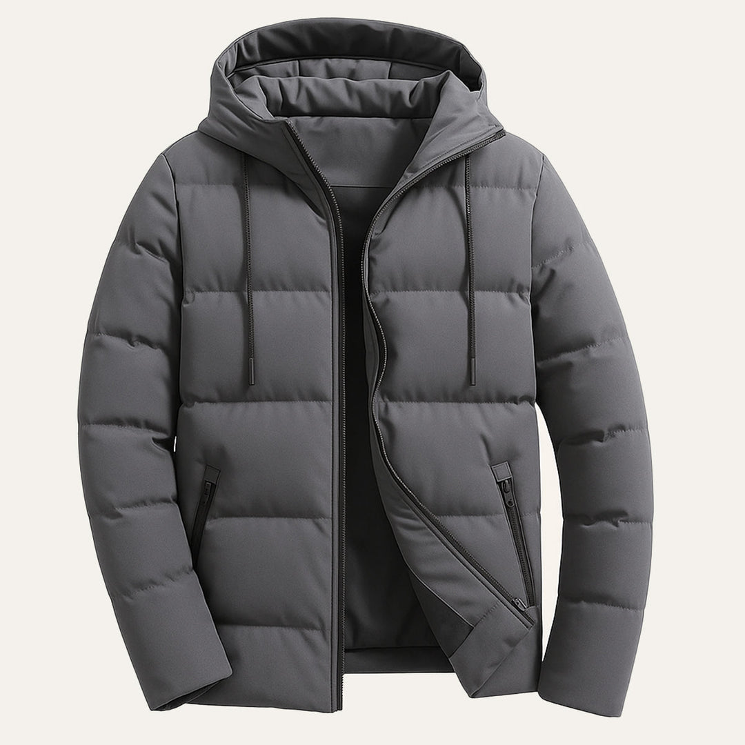 Serena | Stylish Men's Hooded Waterproof Puffer Winter Jacket