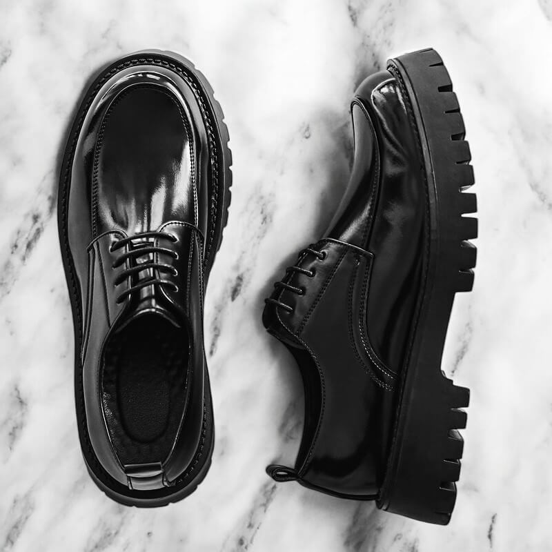 Minnesota | Elegant Men's Leather Oxford Shoes with Gradient Design