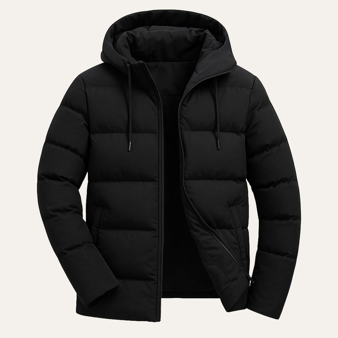 Serena | Stylish Men's Hooded Waterproof Puffer Winter Jacket