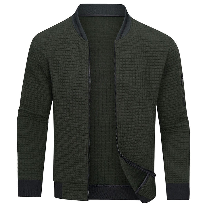 Felix | Stylish Men's Textured Bomber Jacket With Full Zip