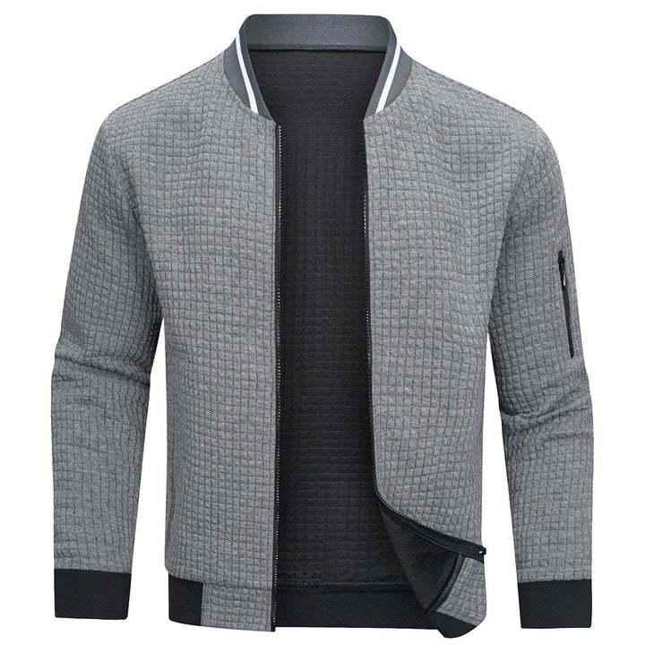 Felix | Stylish Men's Textured Bomber Jacket With Full Zip