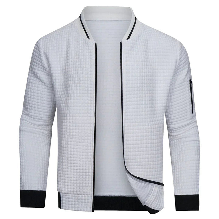 Felix | Stylish Men's Textured Bomber Jacket With Full Zip