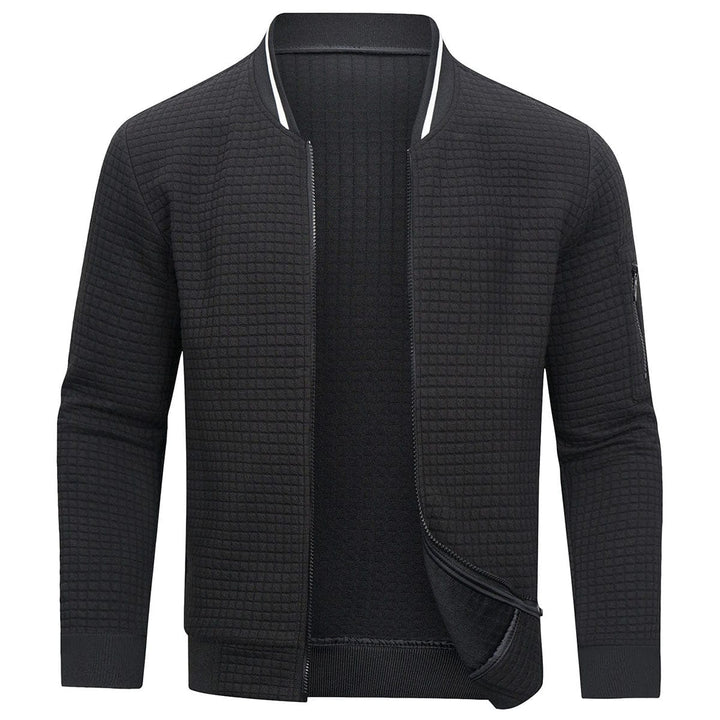 Felix | Stylish Men's Textured Bomber Jacket With Full Zip