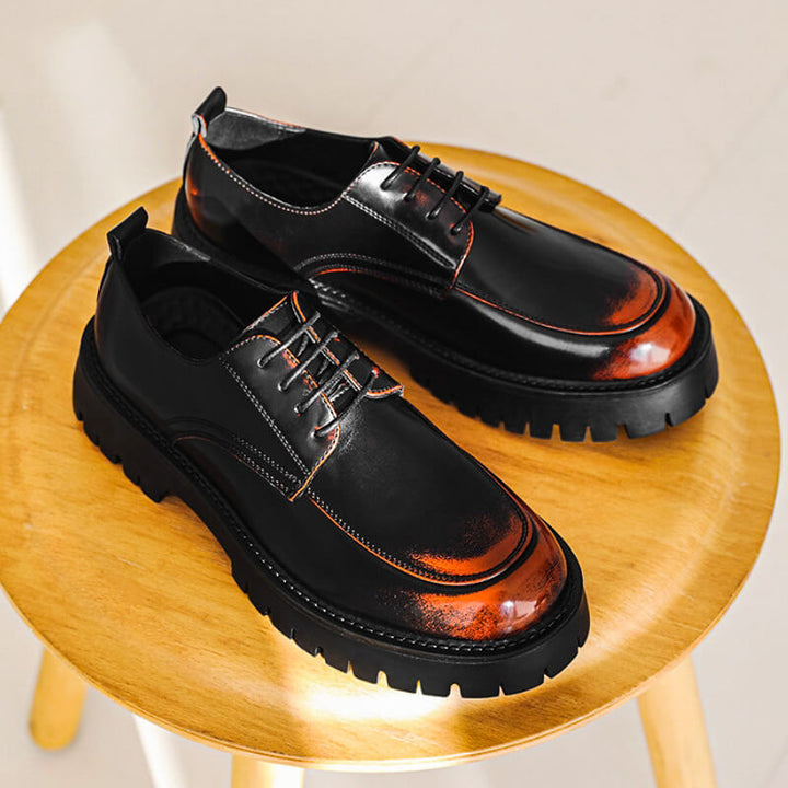 Minnesota | Elegant Men's Leather Oxford Shoes with Gradient Design