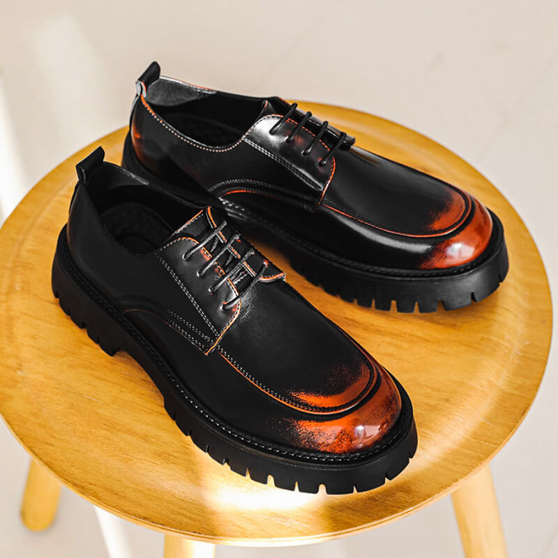 Zara | Stylish Platform Oxford Dress Shoes With Chunky Sole