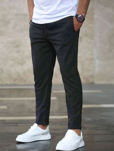 Emilio | Elegant Drawstring Stretch Pants Men - Slim Fit