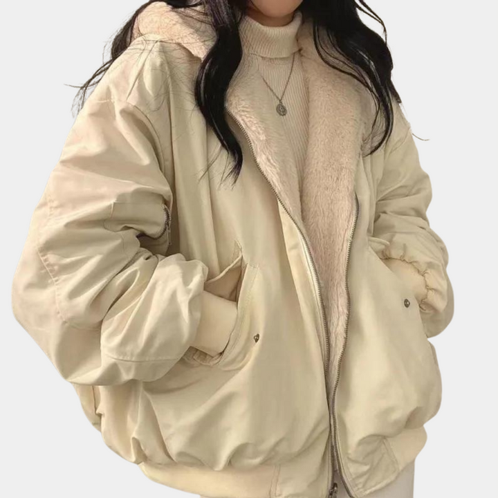 Piper | Stylish Oversized Hooded Puffer Winter Jacket For Women