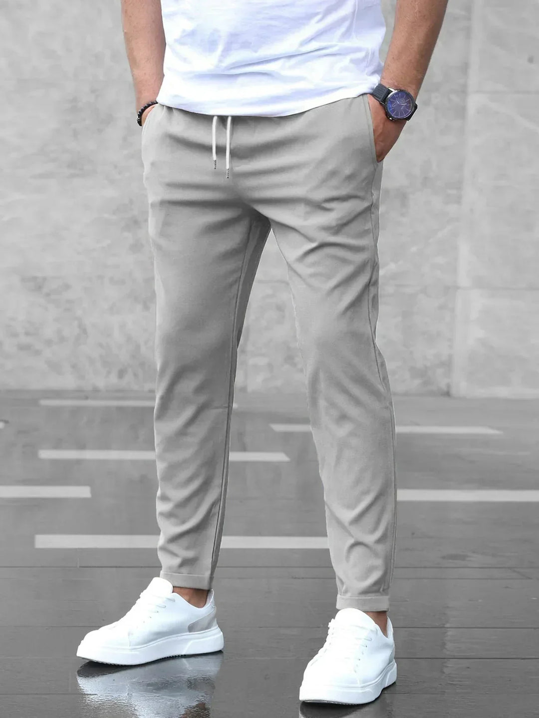 Molly | Sleek Slim Fit Drawstring Jogger Pants