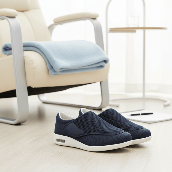 Margot | Stylish Wide-Fit Diabetic Slip-On Shoes With Memory Foam