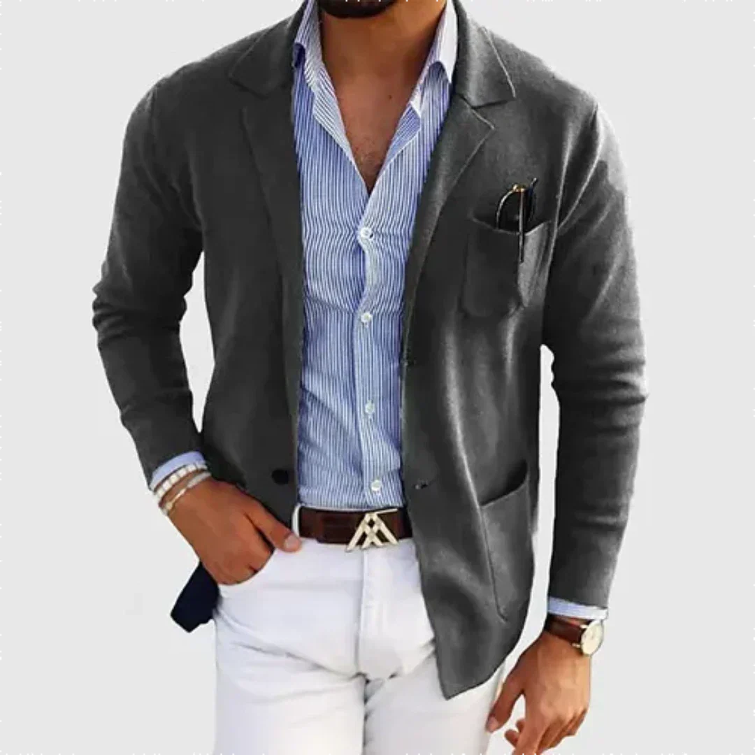 Camille | Relaxed Fit Cotton Blazer For Smart Casual Style