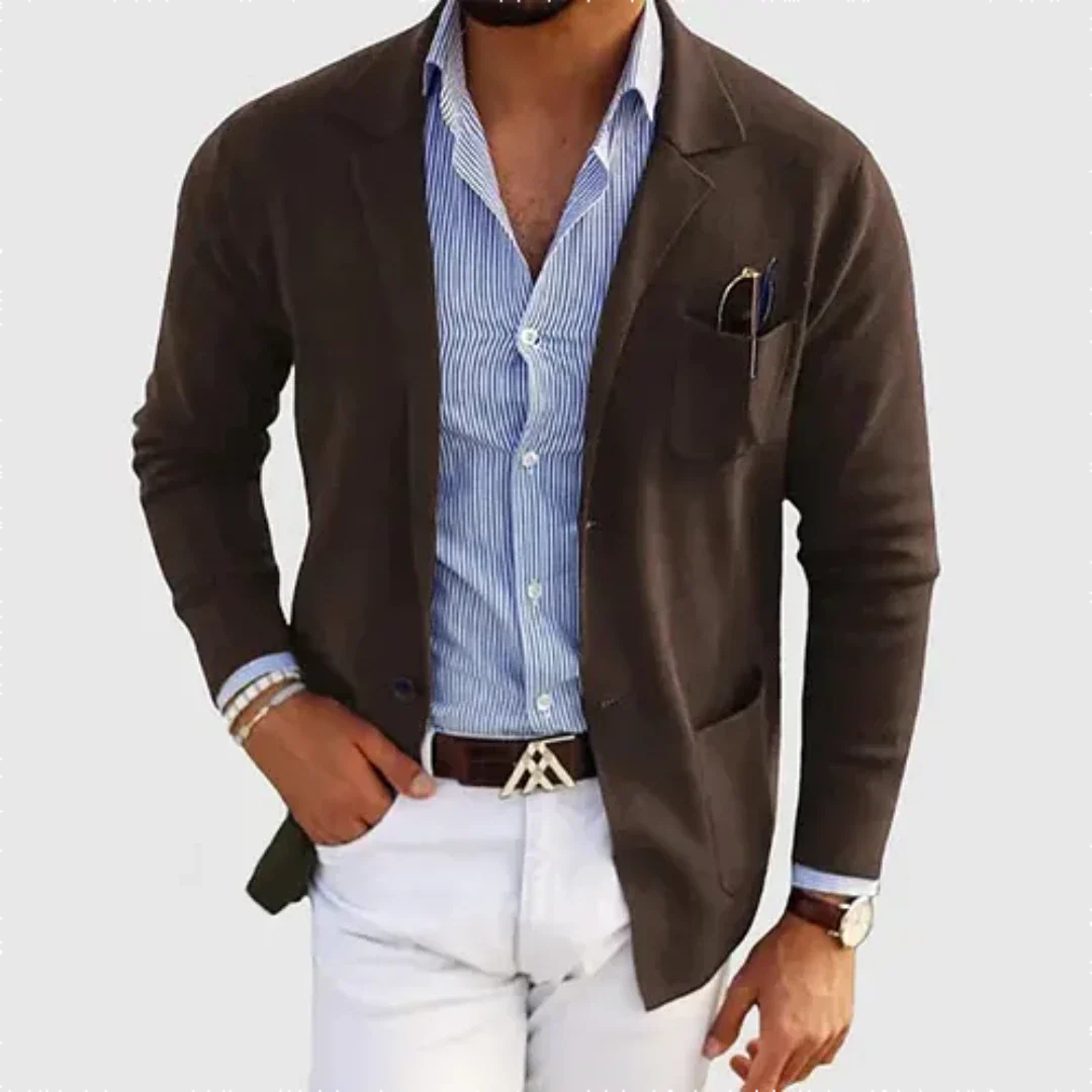 Camille | Relaxed Fit Cotton Blazer For Smart Casual Style