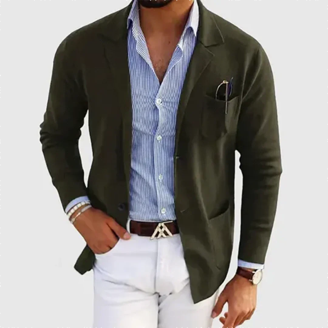 Camille | Relaxed Fit Cotton Blazer For Smart Casual Style