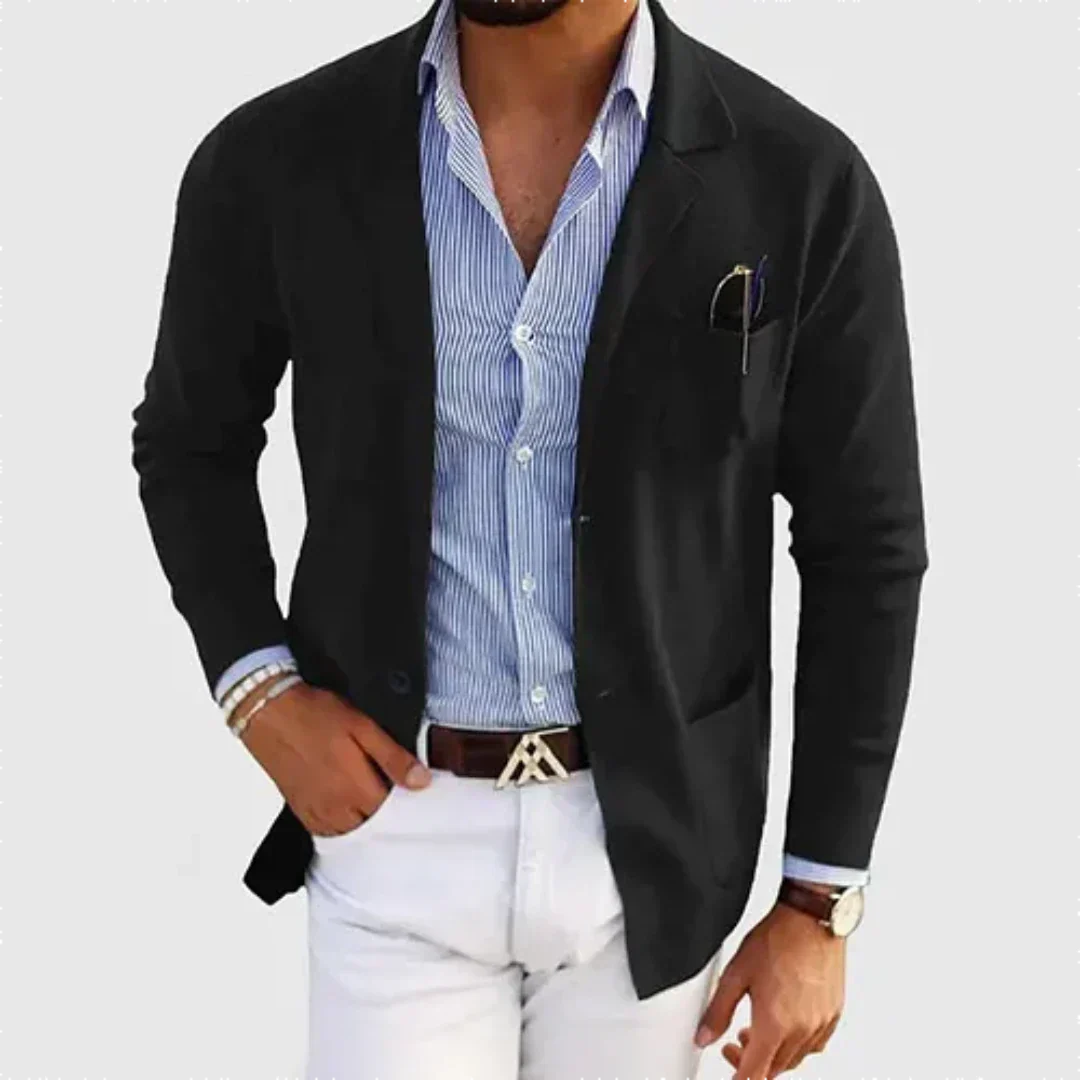 Camille | Relaxed Fit Cotton Blazer For Smart Casual Style