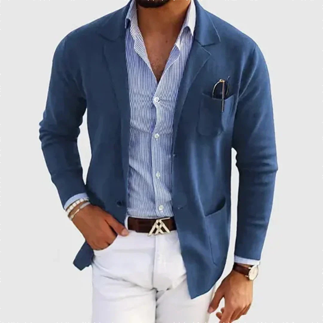 Camille | Relaxed Fit Cotton Blazer For Smart Casual Style