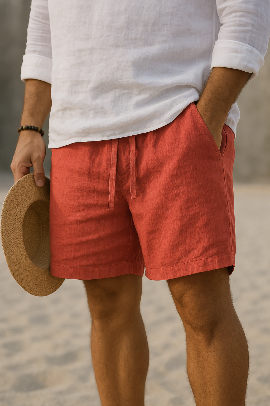 Felix | Casual Cotton Linen Shorts For Men