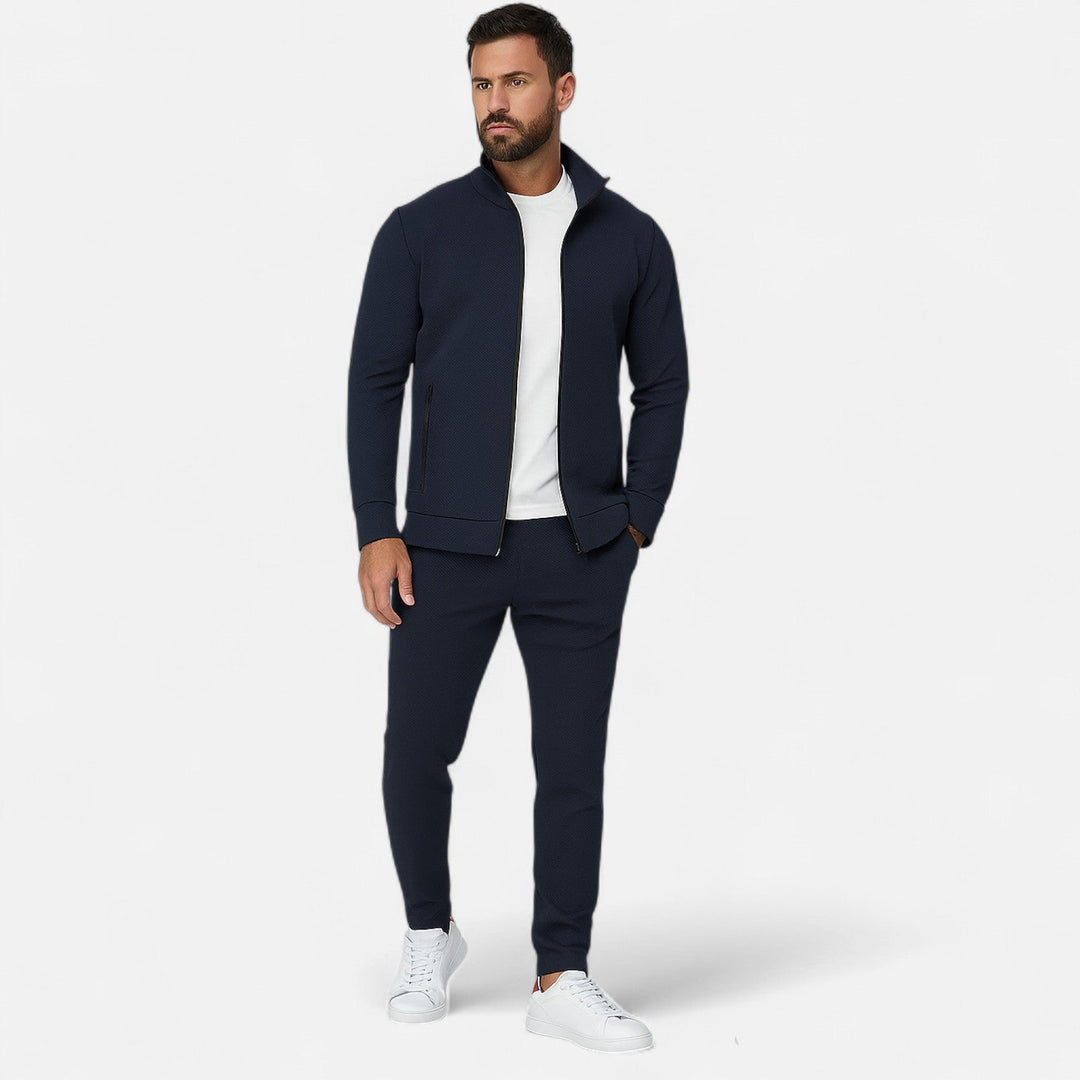 Elyse | Sleek Men's Zip-Up Athletic Tracksuit Set