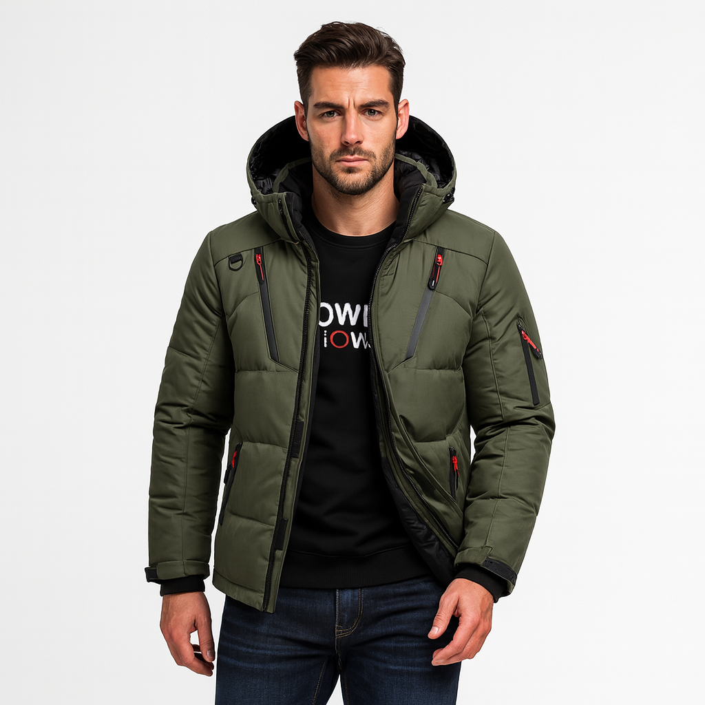 Jericho | Stylish Hooded Windproof Winter Parka Men